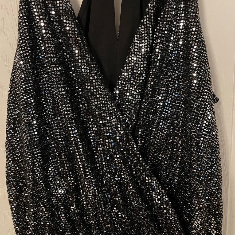 Black Sequin jumpsuit